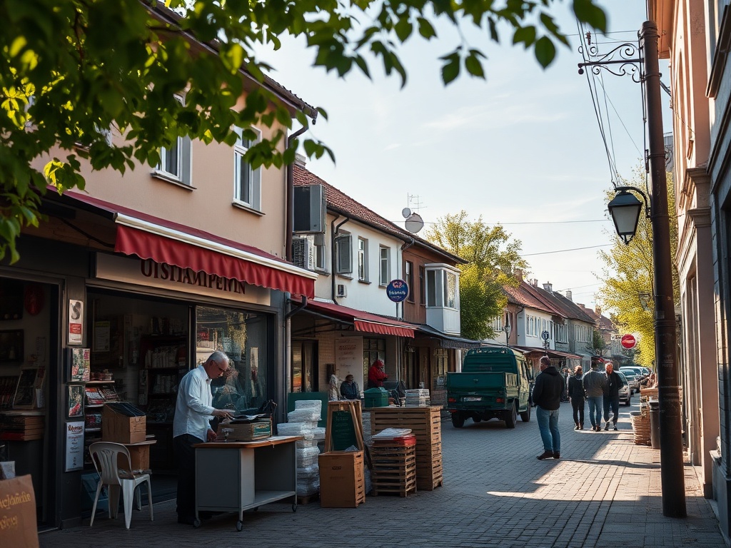 Mapa Aleksandrowa Kujawskiego z zaznaczonymi miejscami inwestycji Funduszy Europejskich