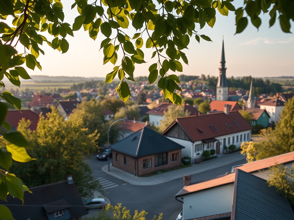 Malownicza aleja kasztanowców w Aleksandrowie Kujawskim podczas kwitnienia.